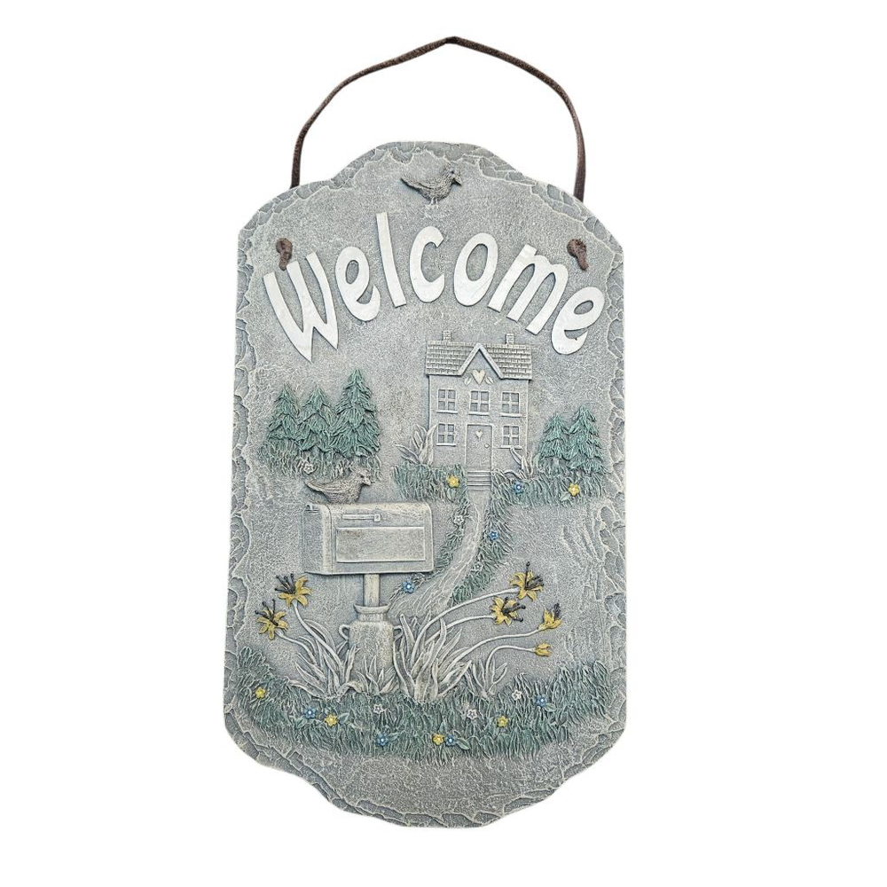 TCR Licensed Gray Welcome 3D Printed Wall Sign - Picture 2 of 4